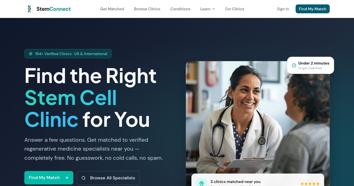 Stem Cell Therapy Cost Guide 2026 | StemConnect